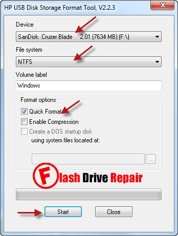 usb drive format tool sandisk